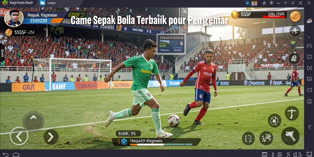 Tampilan menarik dari gameplay 555F yang memukau.