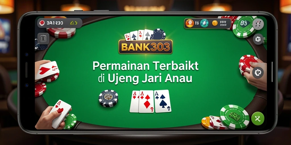 Tampilan gameplay Poker yang seru dan mendebarkan.