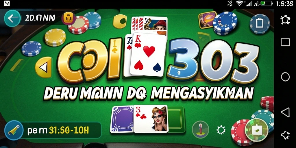 Screenshot permainan COIN303 yang menunjukkan keseruan bermain Domino.