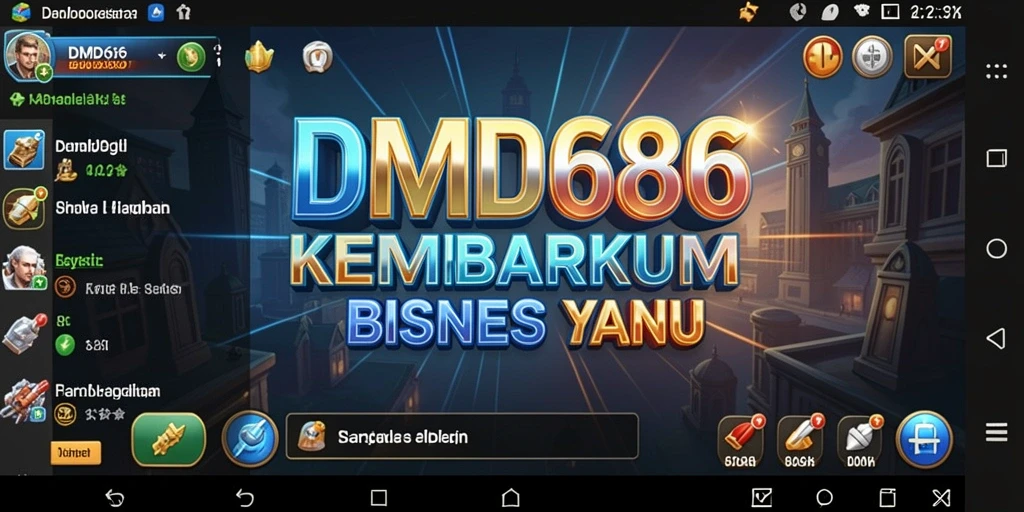 Tampilan gameplay DMD686 yang menarik dan interaktif.