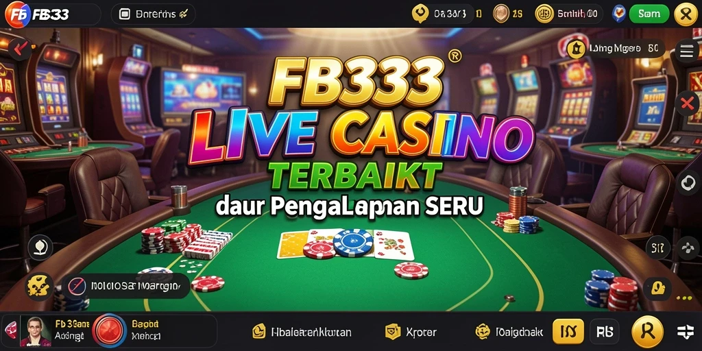 Tampilan gameplay FB333 yang menarik dalam permainan Live Casino.