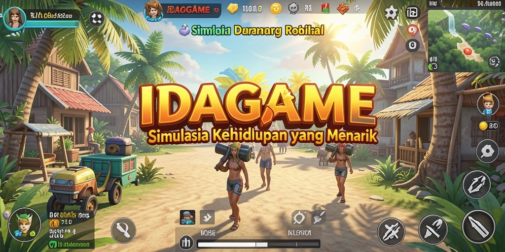 Tampilan gameplay IDAGAME yang menarik dan interaktif.