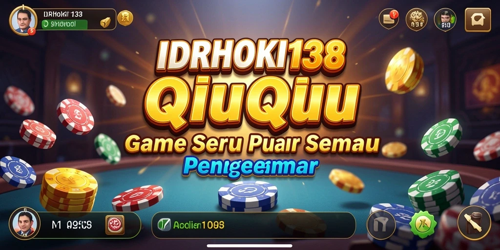 Tampilan gameplay QiuQiu yang menarik dan interaktif dari IDRHOKI138.
