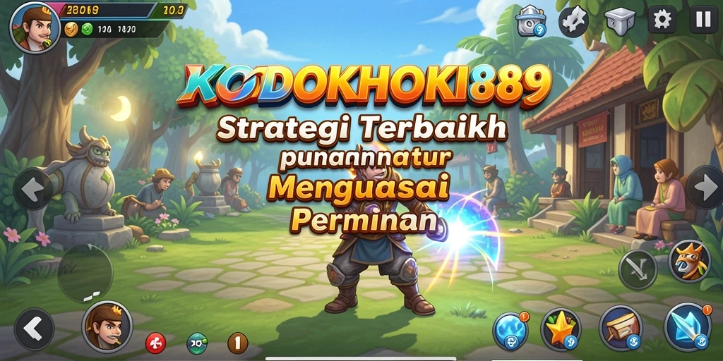 Tangkapan layar utama menampilkan gameplay dinamis KODOKHOKI889 dengan aksi strategi yang seru.