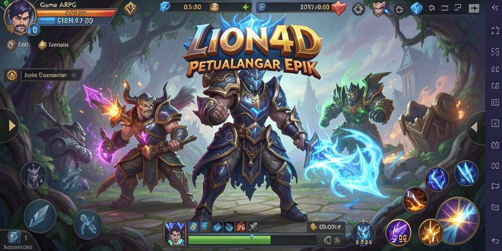Gameplay ARPG yang seru dan menegangkan di LION4D.
