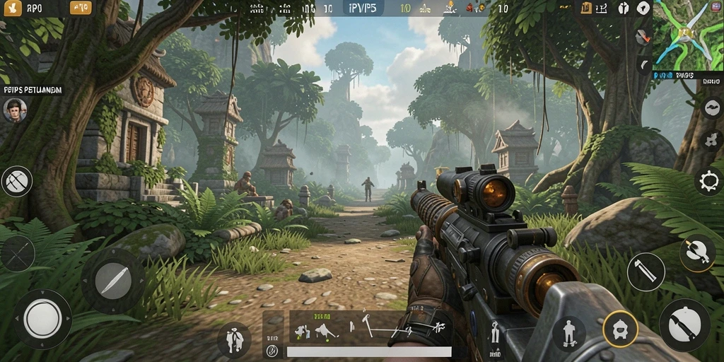 Tampilan gameplay RPVIP5 yang menegangkan dan seru.
