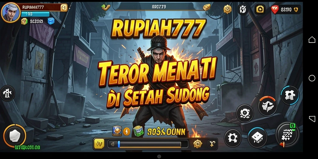 Screenshot gameplay RUPIAH777 menampilkan momen menegangkan di ruang gelap.