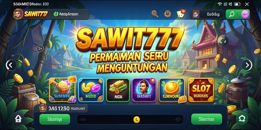 Tampilan menarik gameplay Slot yang mengasyikkan di SAWIT777.