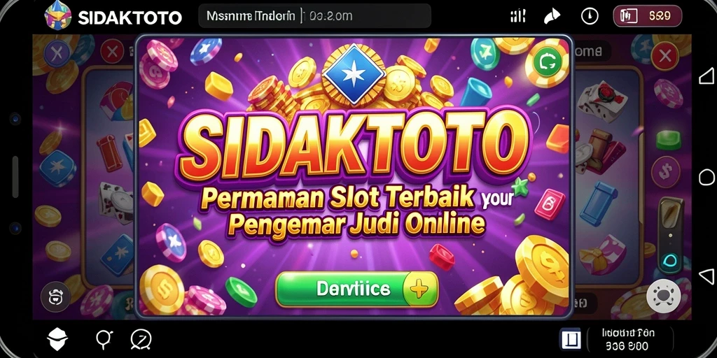 Tampilan gameplay SIDAKTOTO yang menarik dan seru.