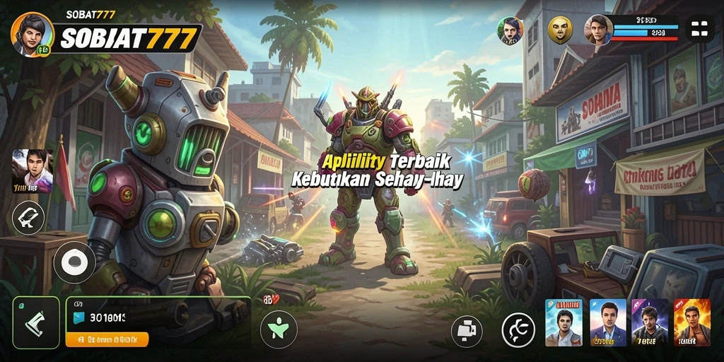 Tampilan antar muka SOBAT777 yang sederhana dan intuitif.