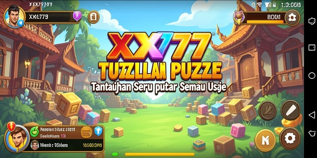 Screenshot menampilkan gameplay menantang di XXX777.