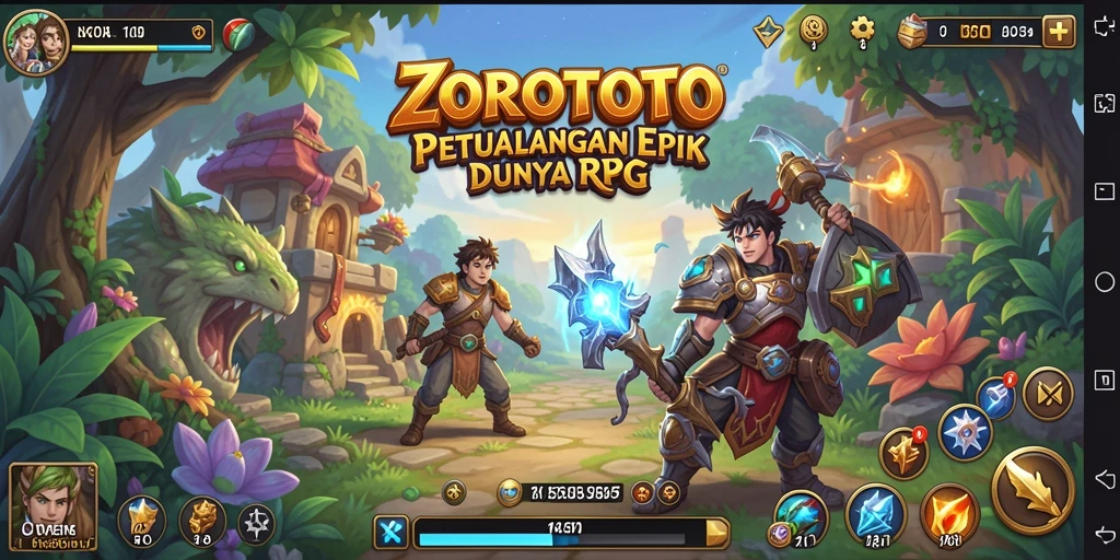 Tampilan gameplay ZOROTOTO yang menarik dan menantang.